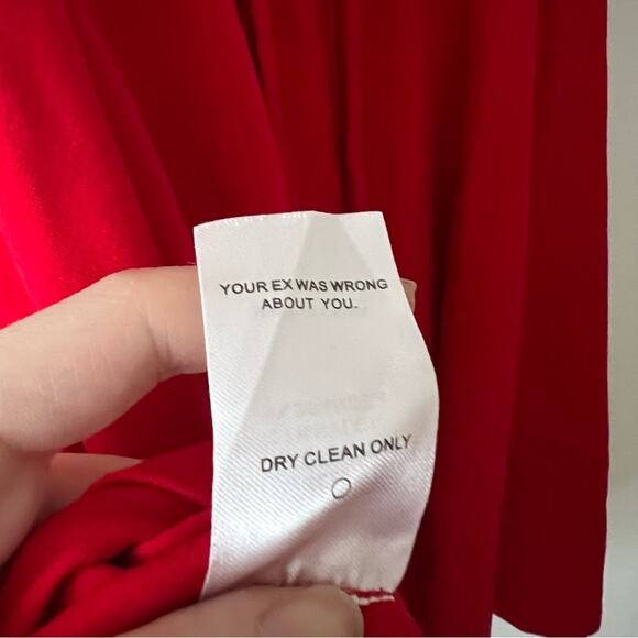 LPA Red Off-the-Shoulder Mini Dress - Picture 4 of 7